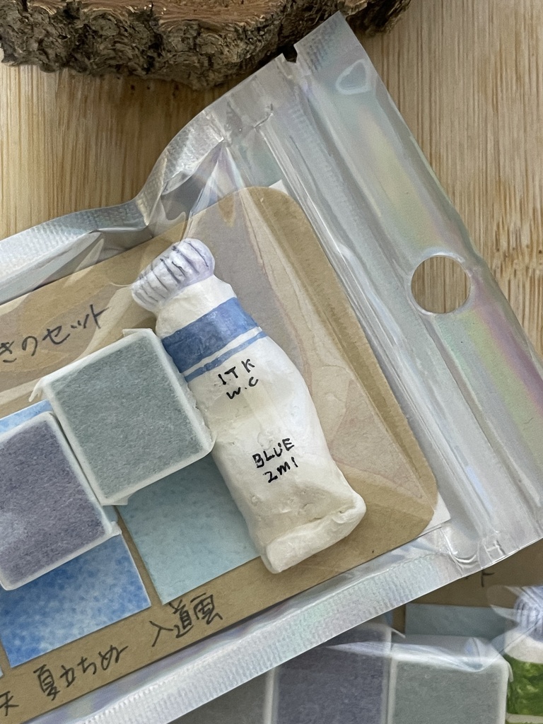 6/21 21時販売「空色絵具と筆置きのセット」