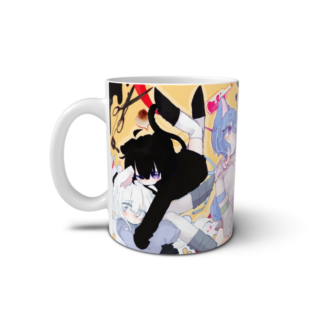 鬼灯もかさんの家のにゃんこマグカップ