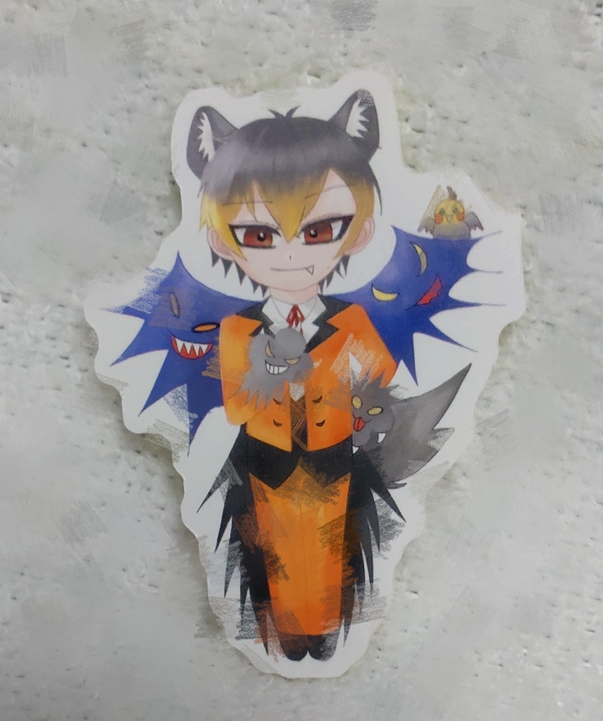 岡瀬アツキハロウィンステッカー