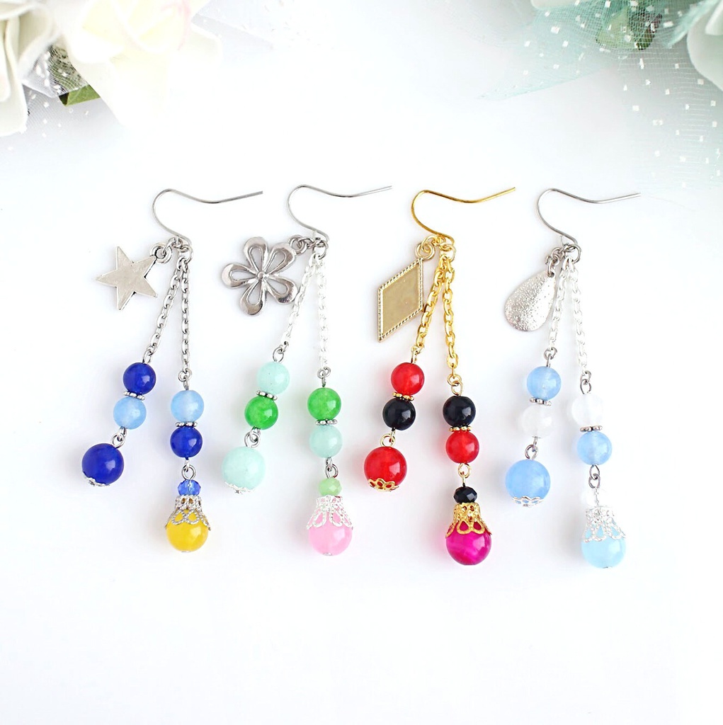 【ツキプロ】ユニットイメージ天然石ピアスorイヤリング