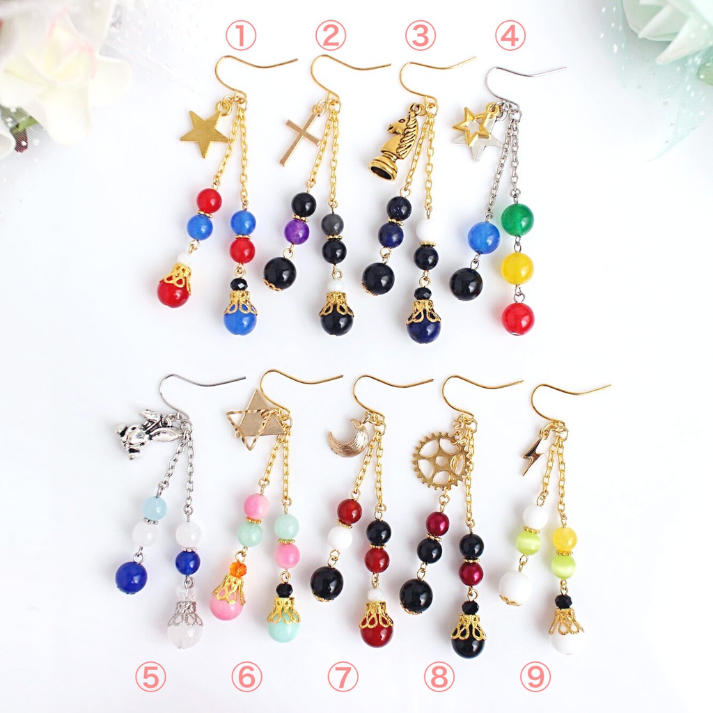 【あんスタ】ユニットイメージ天然石ピアスorイヤリング