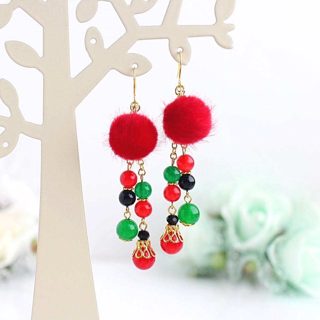 【wrwrd!】 メンバーイメージ天然石ピアスorイヤリング(ファータイプ)