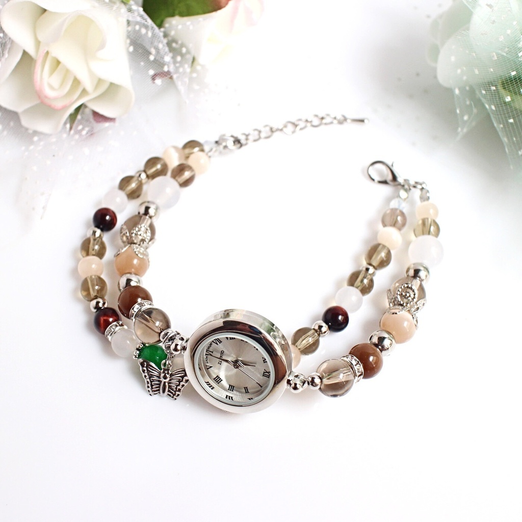 ※変更あり※【wrwrd!】メンバーイメージ天然石2連ブレスウォッチ