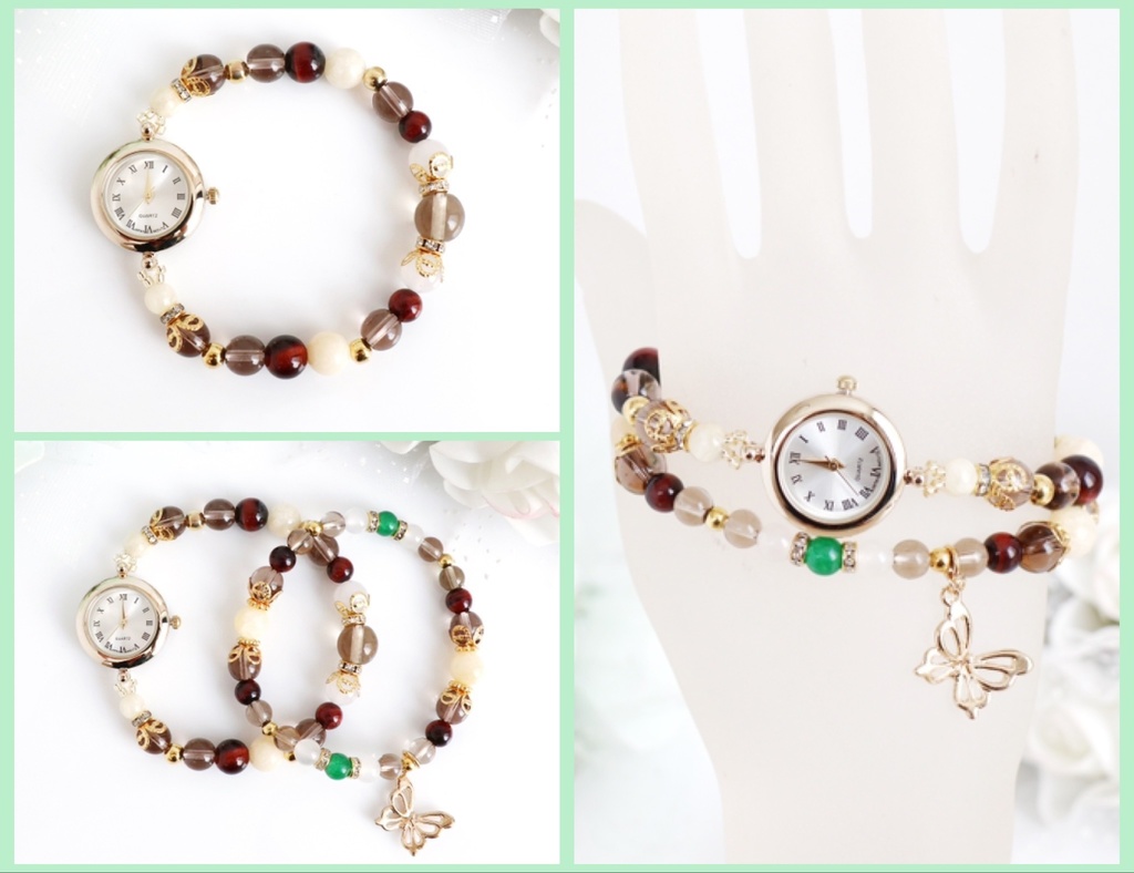 【wrwrd!】メンバーイメージ天然石ブレスウォッチ(ゴムタイプ)