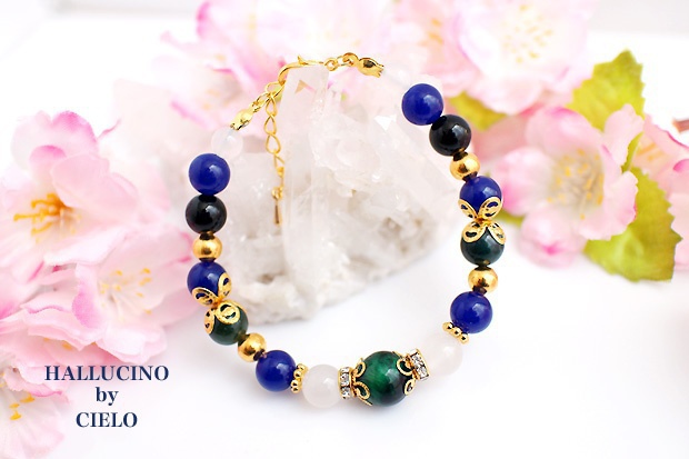 【刀剣乱舞】キャライメージ天然石ブレスレット①