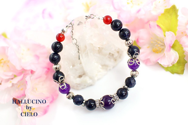 【刀剣乱舞】キャライメージ天然石ブレスレット①