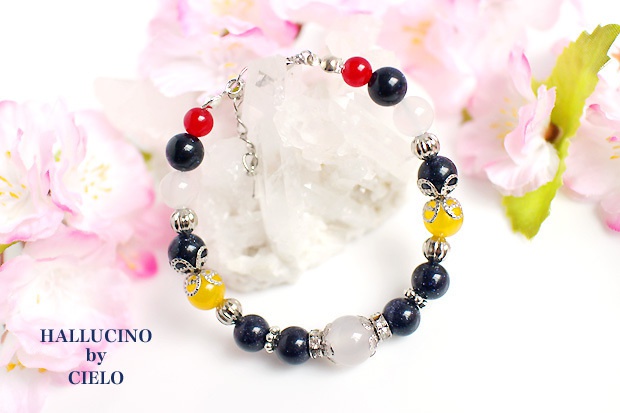 【刀剣乱舞】キャライメージ天然石ブレスレット①