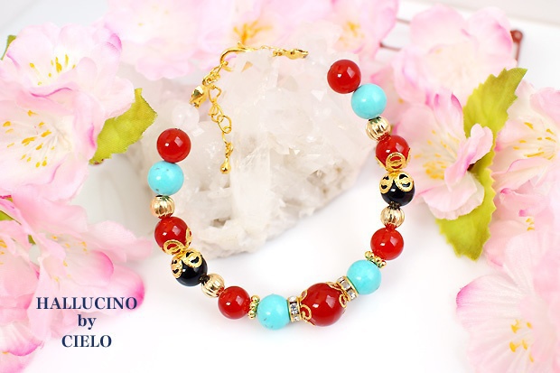 【刀剣乱舞】キャライメージ天然石ブレスレット③