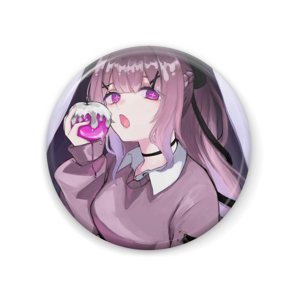 缶バッジ-ポニテ-