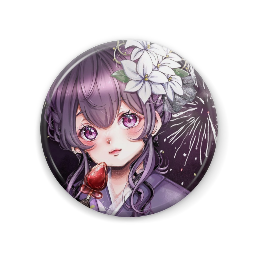 缶バッジ-夏祭り-