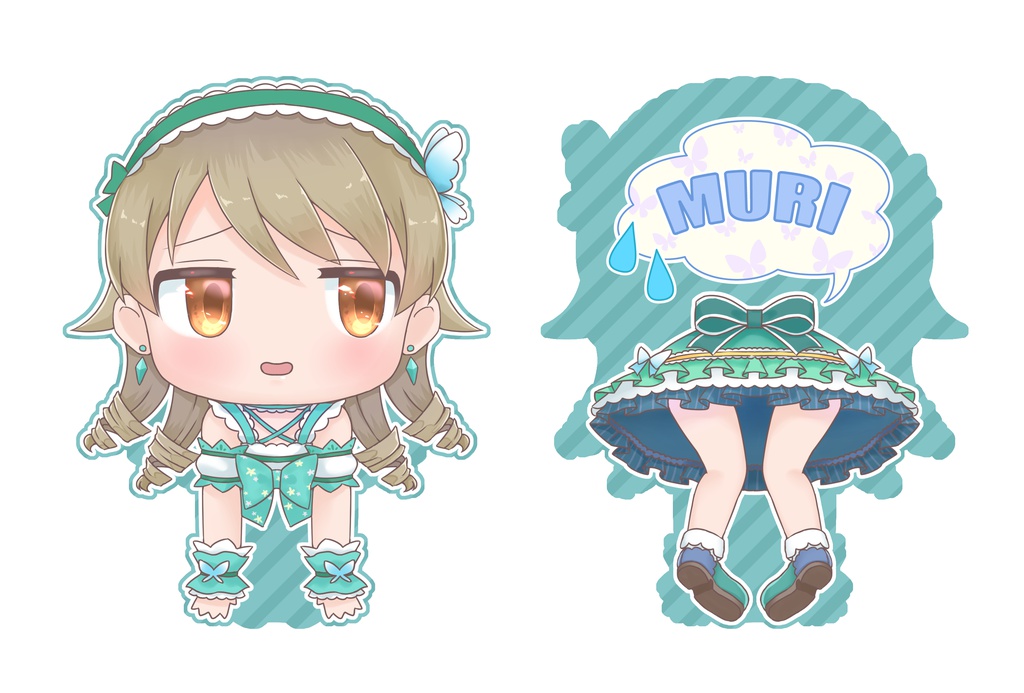 両面アクリルキーホルダー