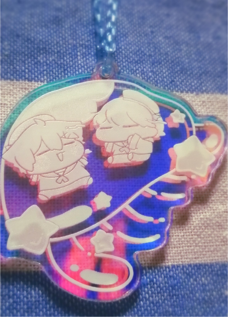 くらげオーロラアクキー