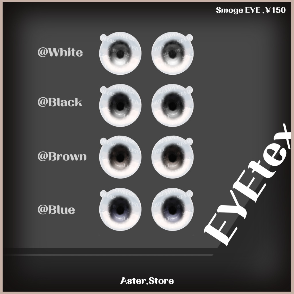 【Shinra】 (EYE fro FREE!)  Pure-Makeup With Smoge eye+uvula