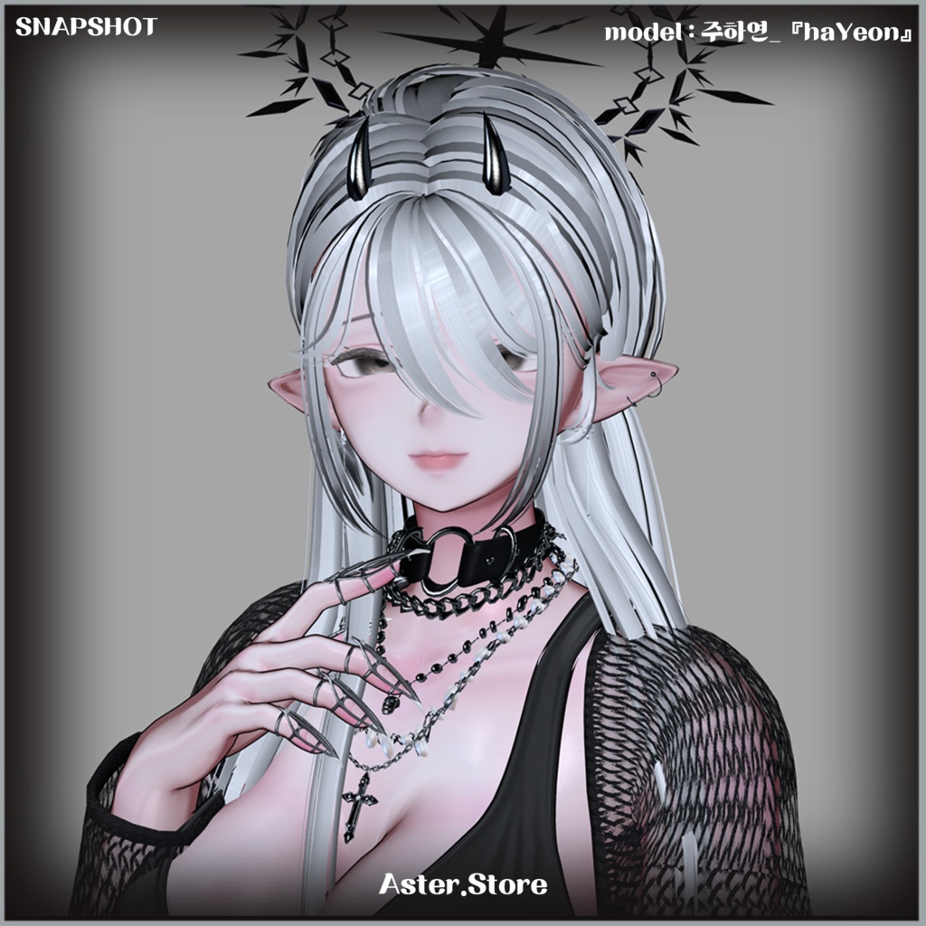 【Shinra】 (EYE fro FREE!)  Pure-Makeup With Smoge eye+uvula