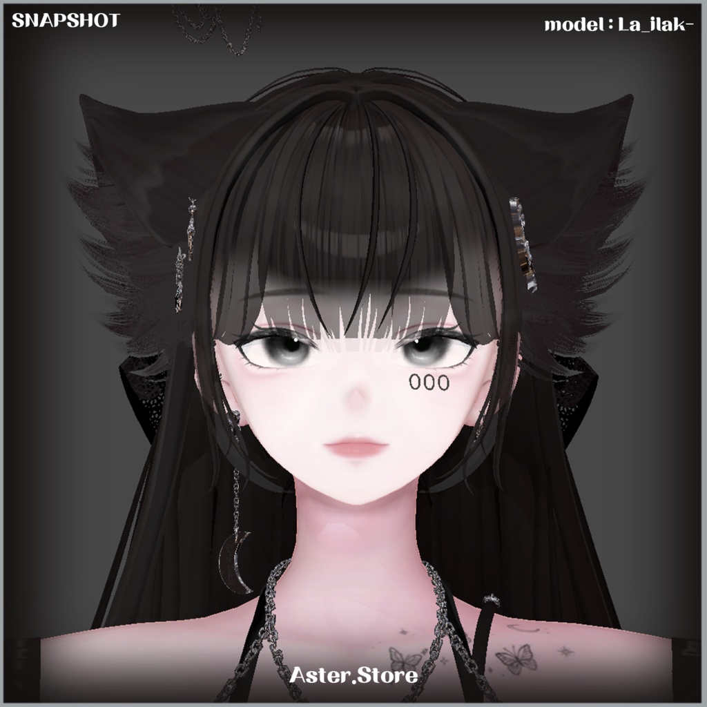 【Shinra】 (EYE fro FREE!)  Pure-Makeup With Smoge eye+uvula
