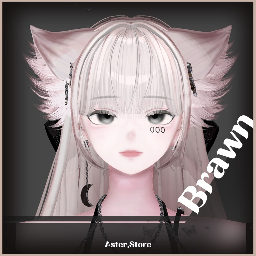 【Shinra】 (EYE fro FREE!)  Pure-Makeup With Smoge eye+uvula