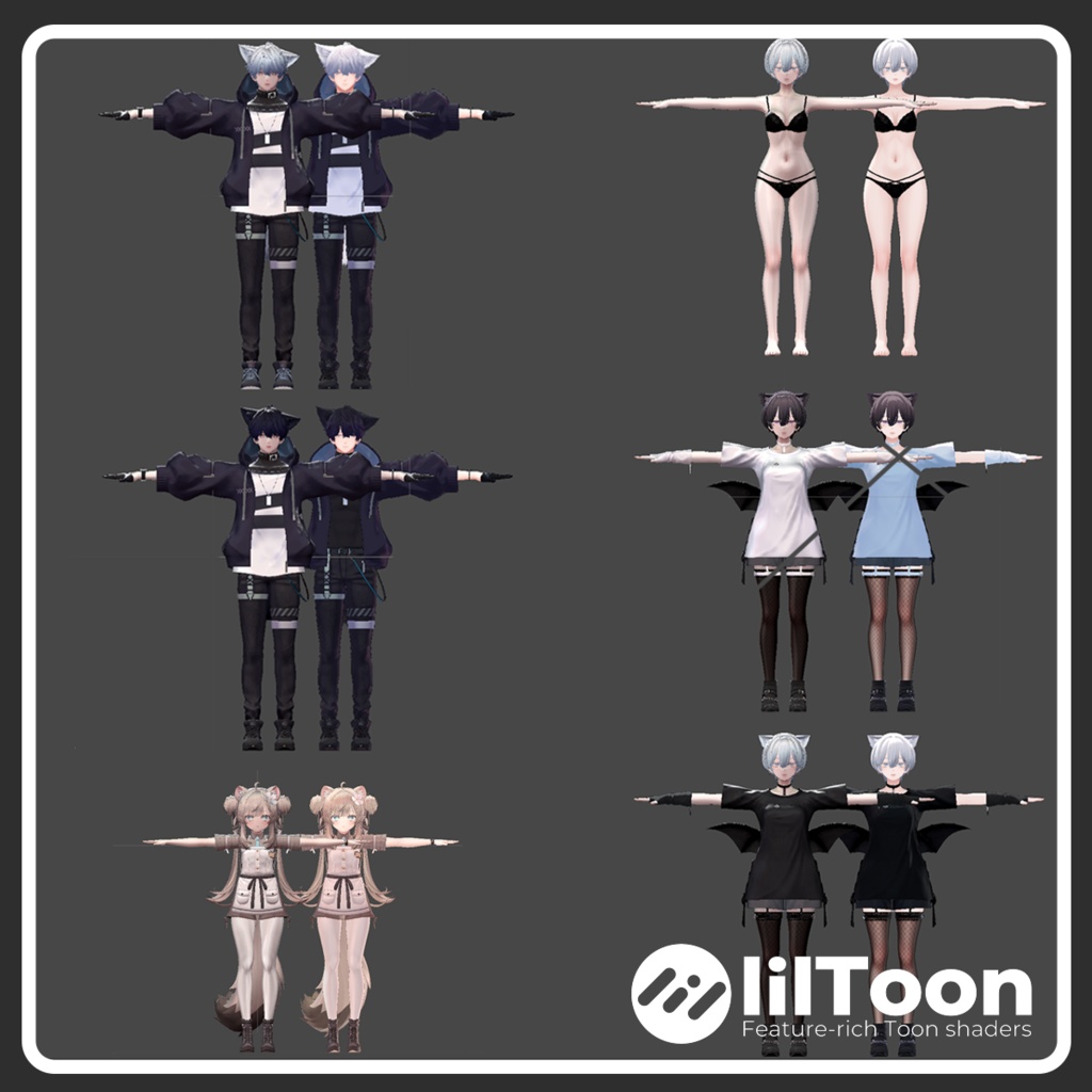 【UPDATE!】 Aster_.liltoon Shader set