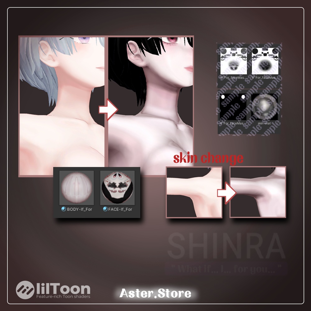 【Shinra】 (EYE for FREE!) Aster_.Store-If' For-MAKE with eye+uvula