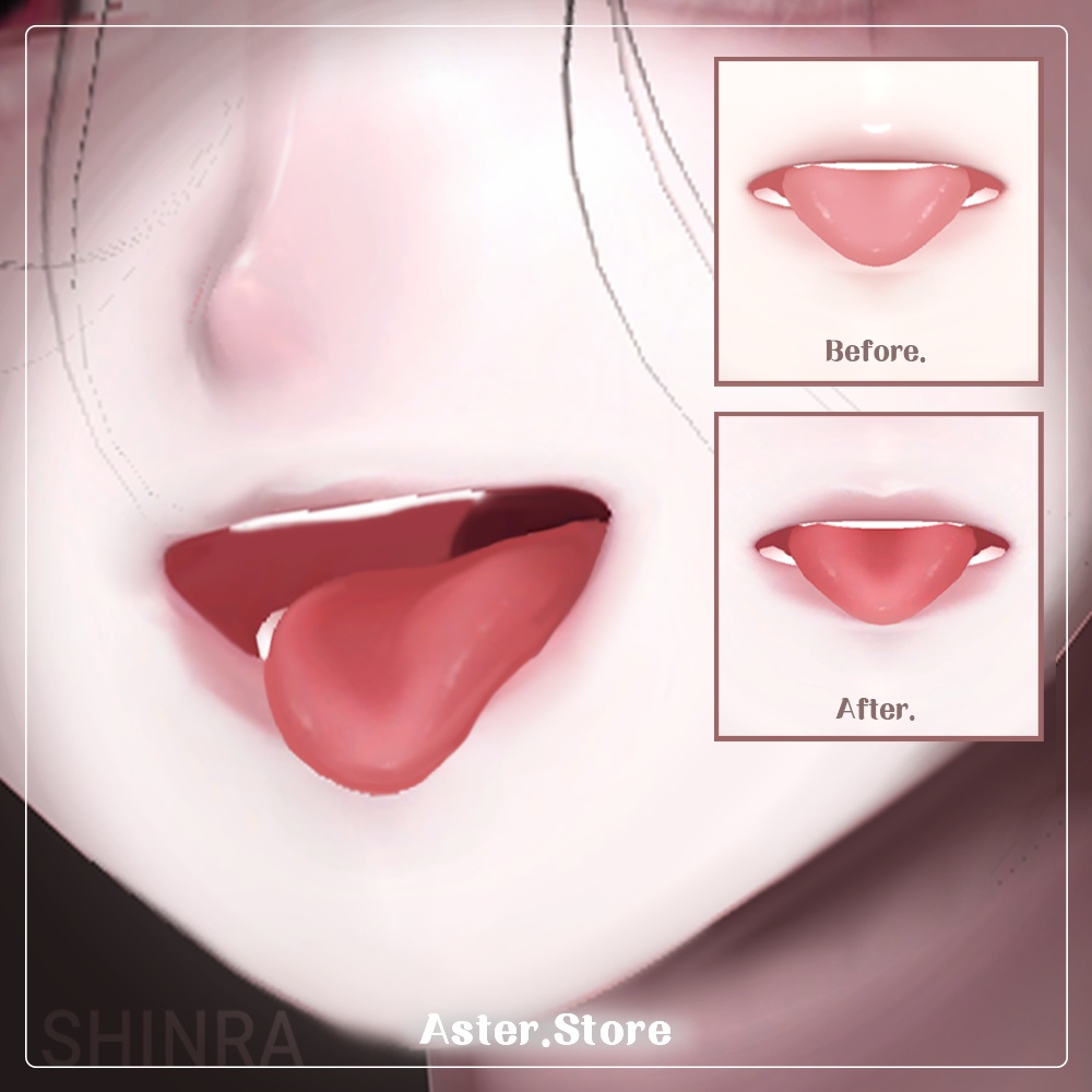 【Shinra】 (EYE for FREE!) Aster_.Store-If' For-MAKE with eye+uvula