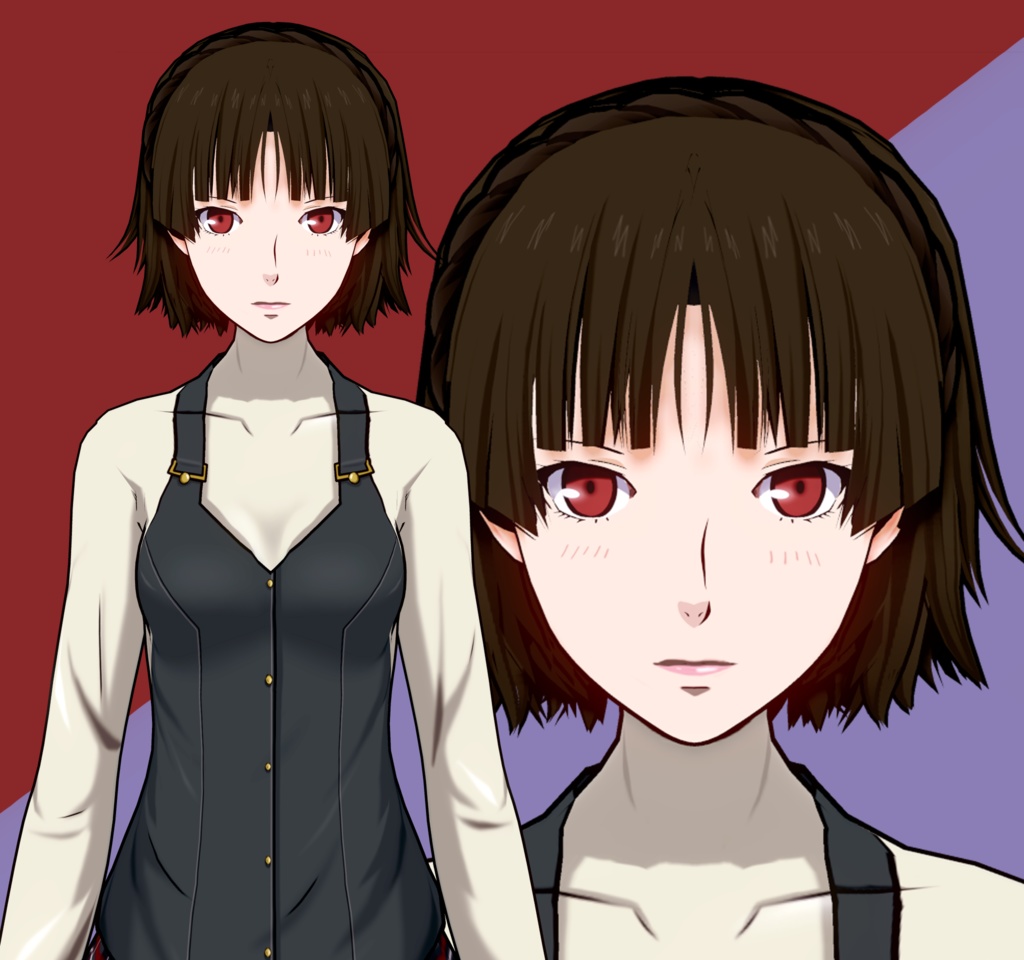 【koikatsu人物卡】P5 新岛真 便服