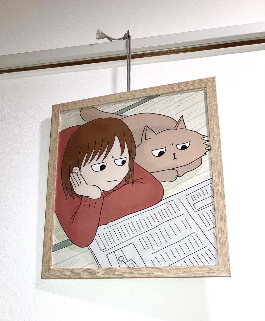 「うちの猫」(イラスト)