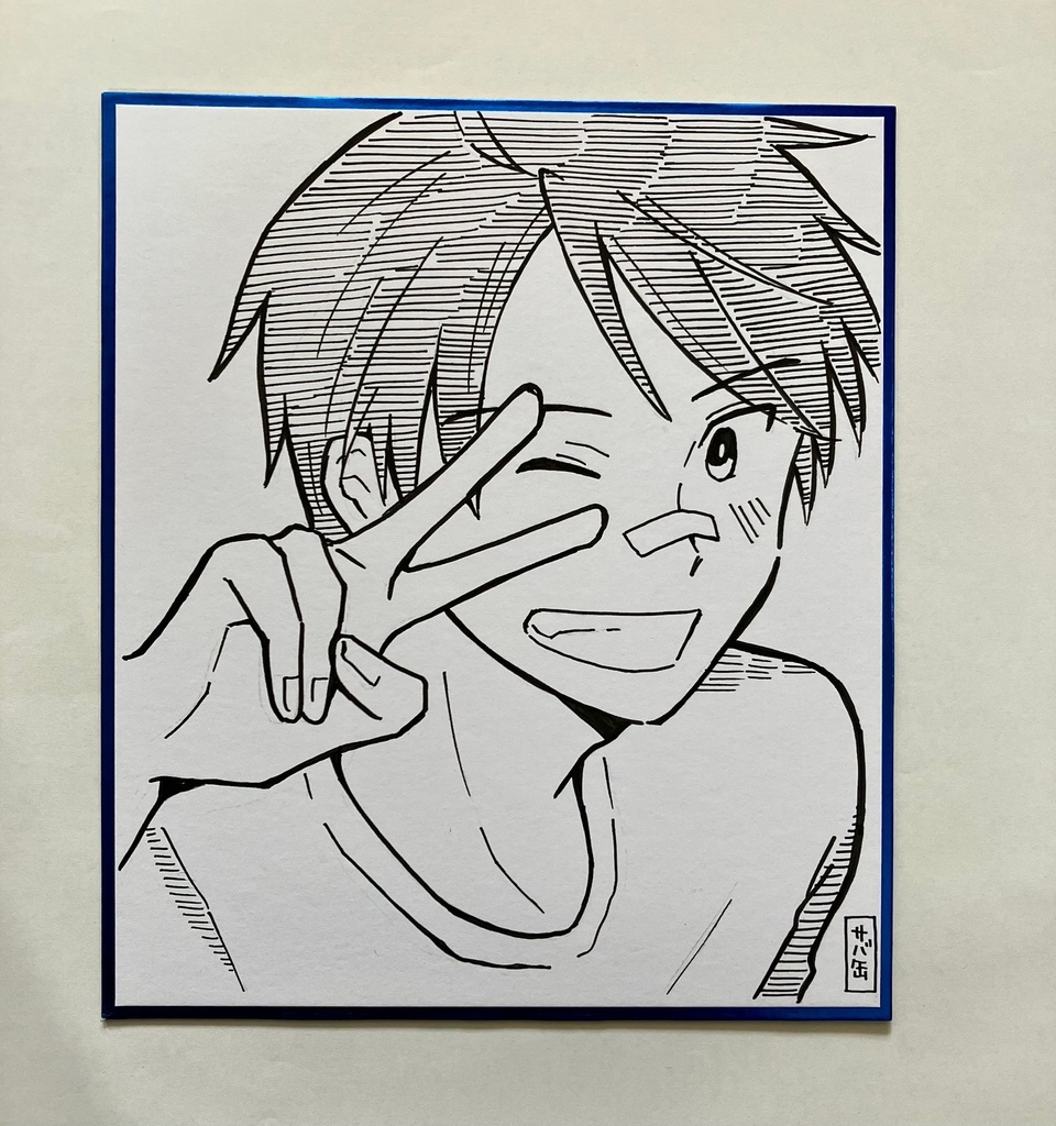 色紙(ウインク)