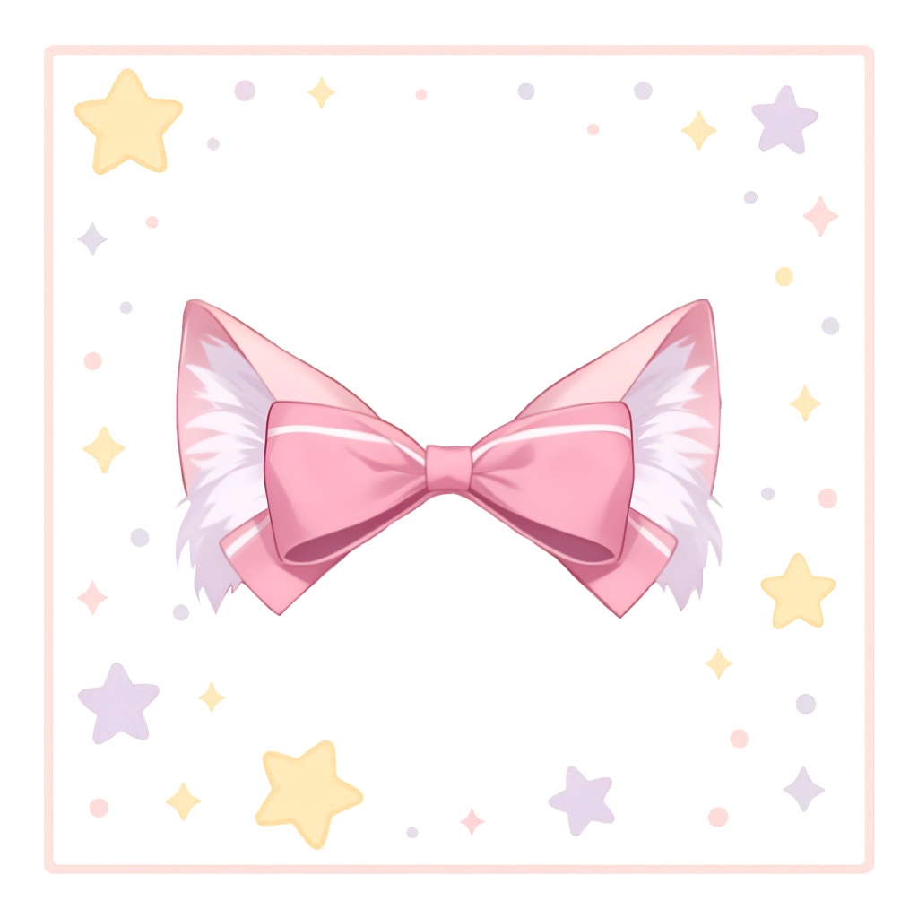 【Live2D素材】ふわふわケモ耳🎀