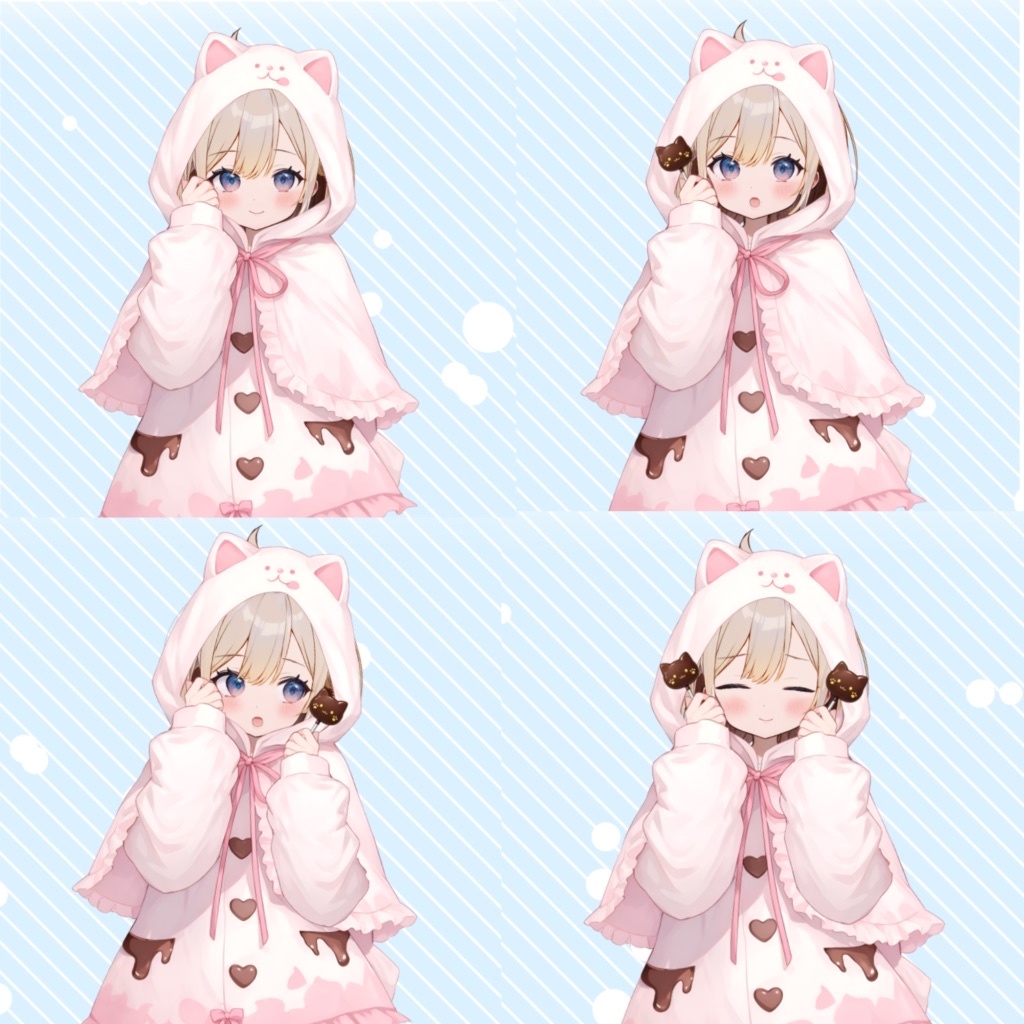 【Live2D素材】 Valentine Cat Pop Chocolate🐾🍫【バレンタイン素材】