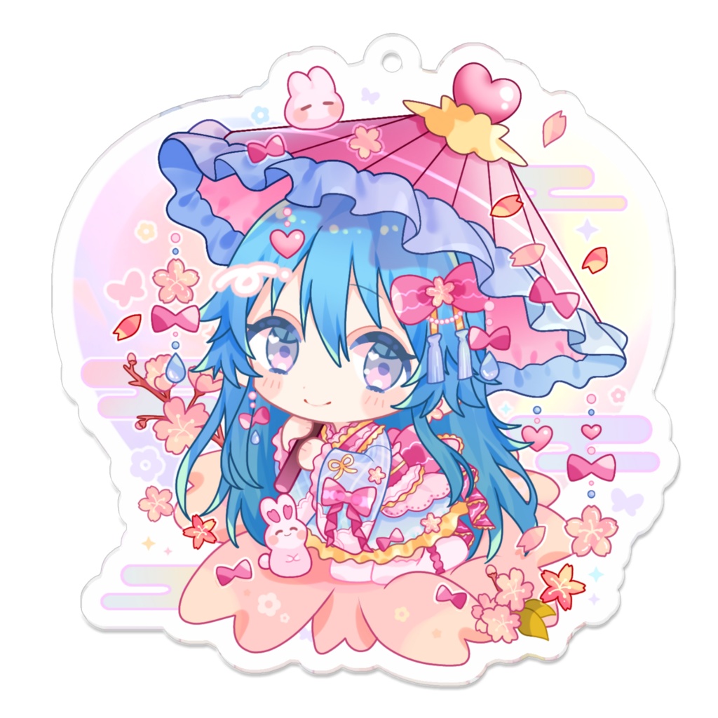 お花見儷音アクリルキーホルダー