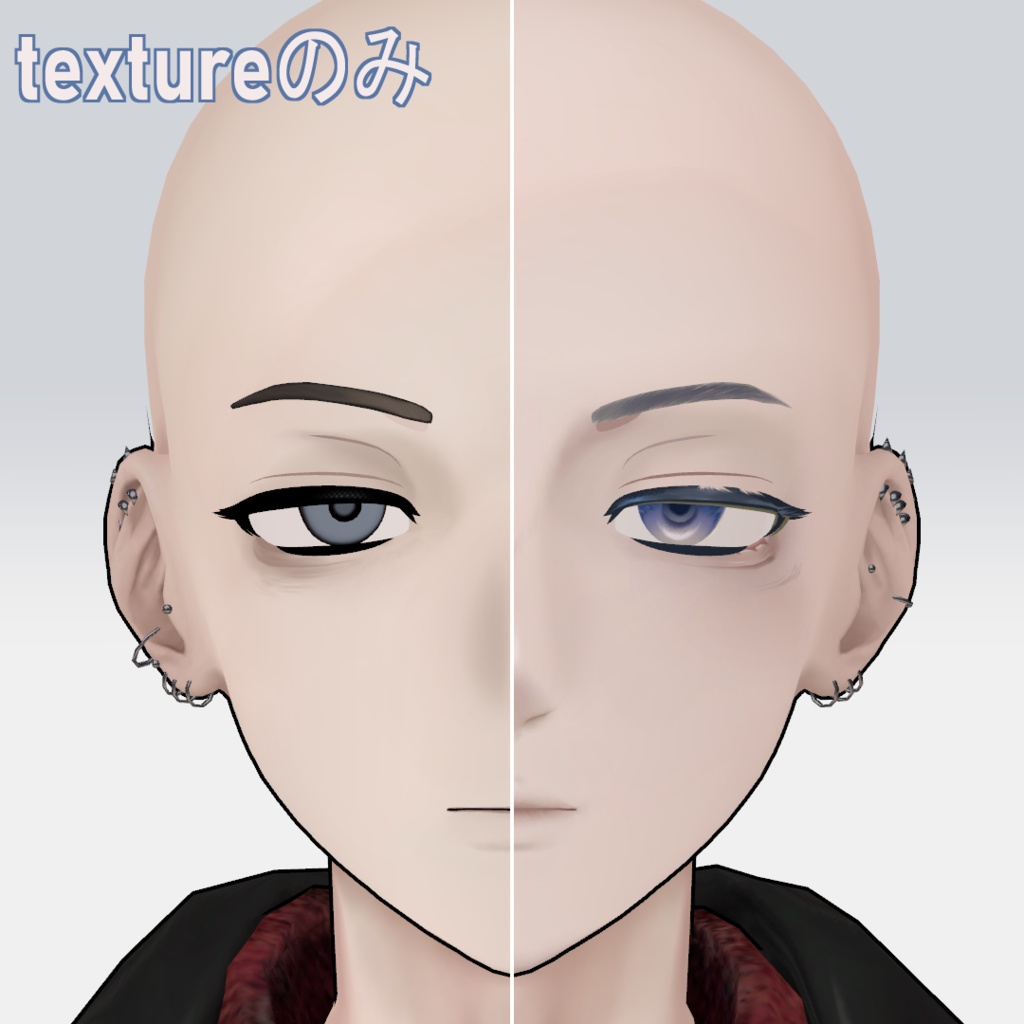 【五味専用】Face+Eye makeup texture
