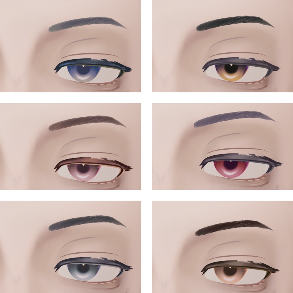 【五味専用】Face+Eye makeup texture