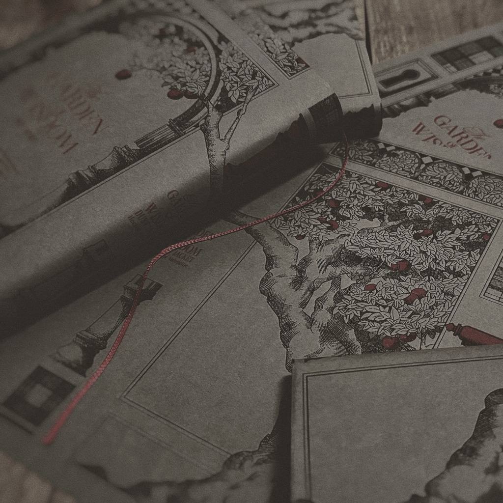 ブックカバー - 『The garden of wisdom』