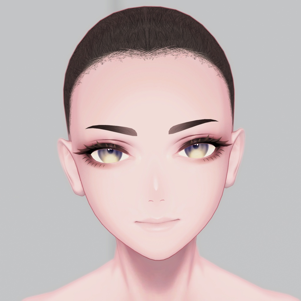 深澄の坊主髪テクスチャ