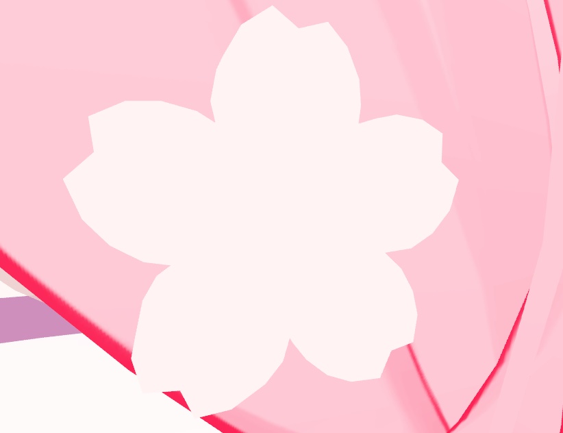 【VRChat想定】桜アクセサリー