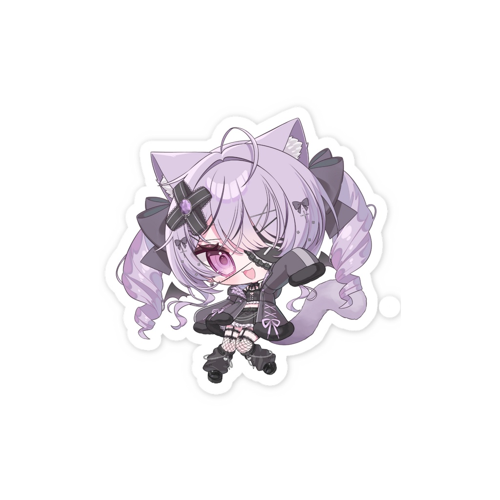 スマホに挟んで💜 みにちあステッカー1