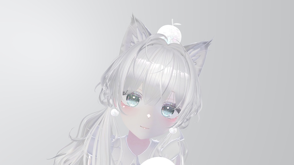 ちょこんと可愛いモチーフ入りゆめかわメイクテクスチャ【VRChat用】