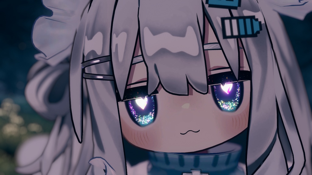 きらめく魔法の瞳『Primistella』シリーズpure Heart♡&フラワー eye texture