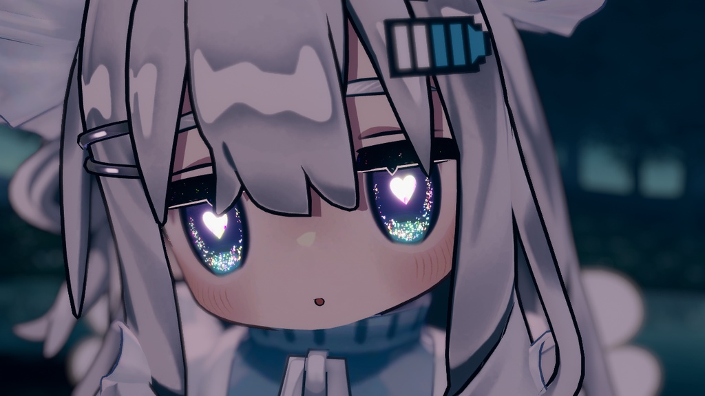 きらめく魔法の瞳『Primistella』シリーズpure Heart♡&フラワー eye texture