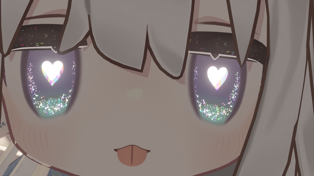 きらめく魔法の瞳『Primistella』シリーズpure Heart♡&フラワー eye texture