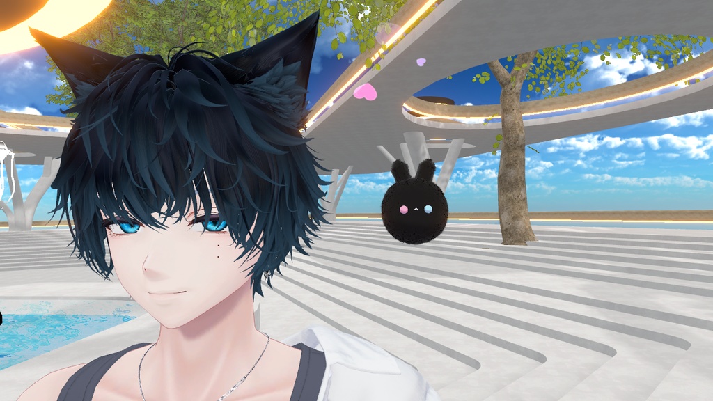 オーディオリンク対応♪🐰MAPB設定済ふわもちぷるぷる♡ 手のひらサイズのうさぎペット