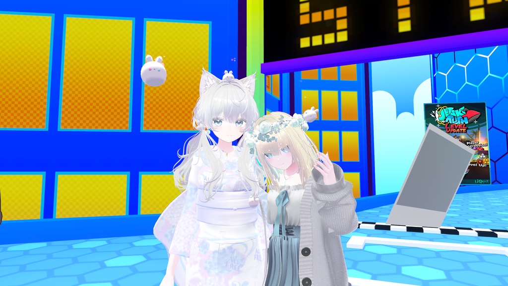 オーディオリンク対応♪🐰MAPB設定済ふわもちぷるぷる♡ 手のひらサイズのうさぎペット