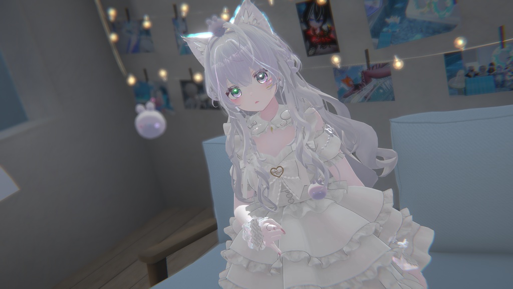 オーディオリンク対応♪🐰MAPB設定済ふわもちぷるぷる♡ 手のひらサイズのうさぎペット