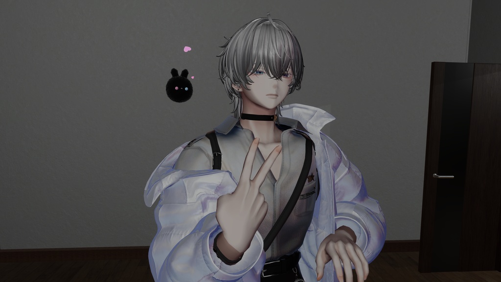 オーディオリンク対応♪🐰MAPB設定済ふわもちぷるぷる♡ 手のひらサイズのうさぎペット