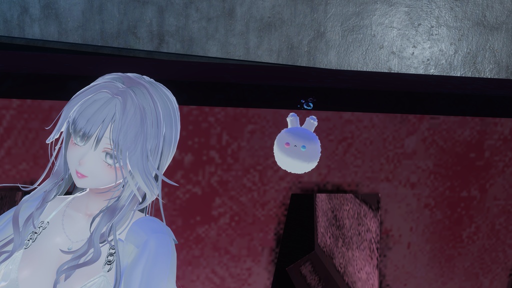 オーディオリンク対応♪🐰MAPB設定済ふわもちぷるぷる♡ 手のひらサイズのうさぎペット