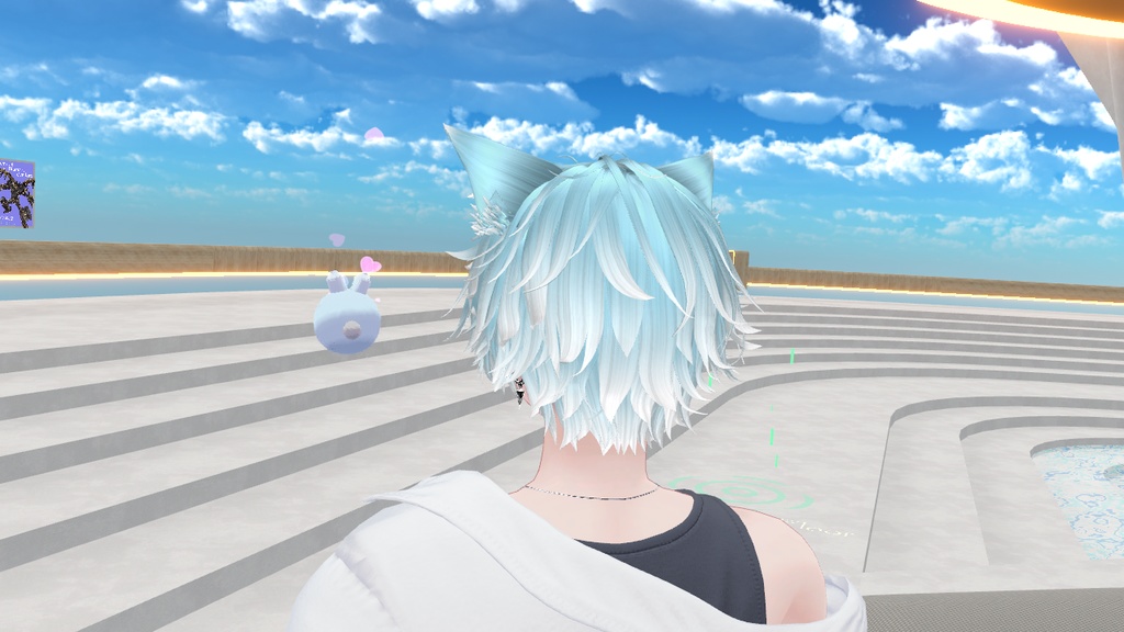 オーディオリンク対応♪🐰MAPB設定済ふわもちぷるぷる♡ 手のひらサイズのうさぎペット