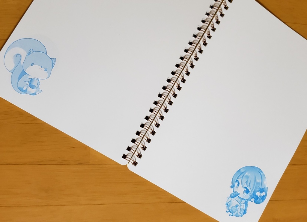 【2周年特別企画】A5リングノート・シール・ポストカードセット(無地)