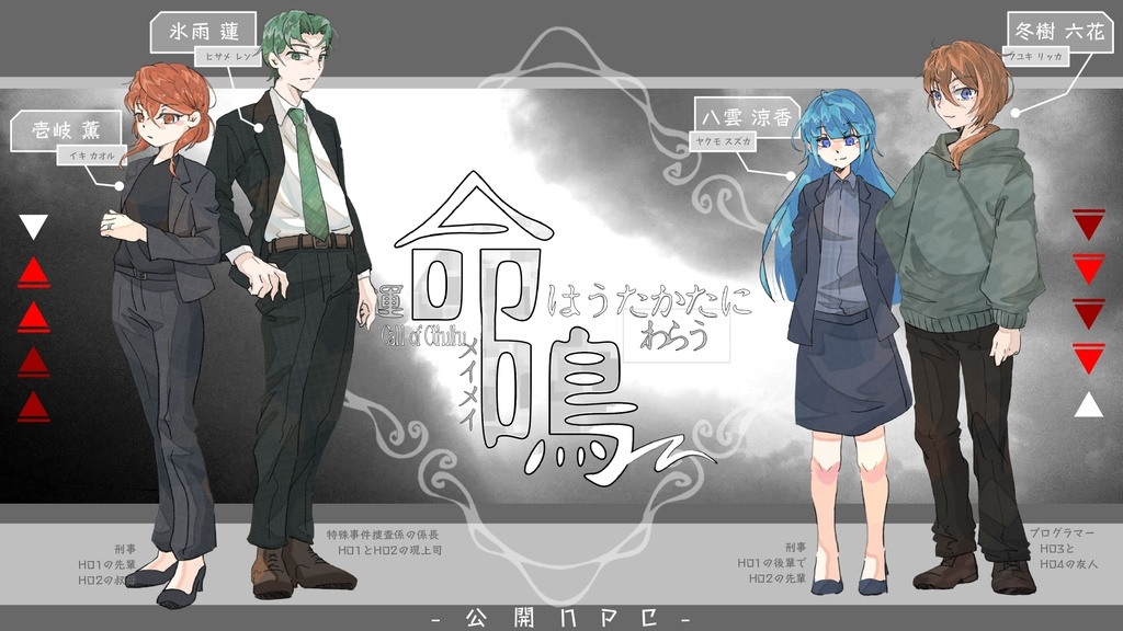 【CoCシナリオ】命鳴-運命はうたかたにわらう【SPLL:E191488】