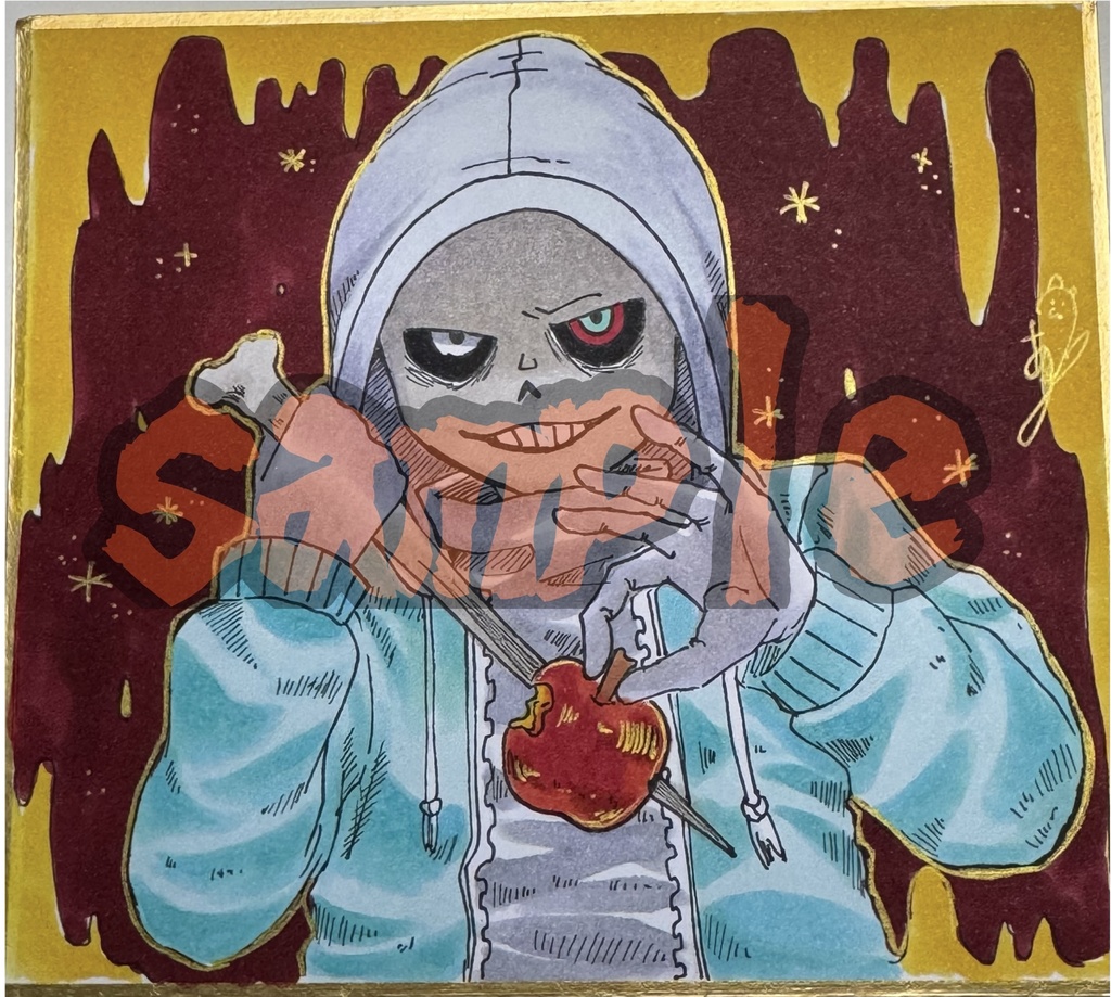 murder!sans 色紙 リンゴテーマ