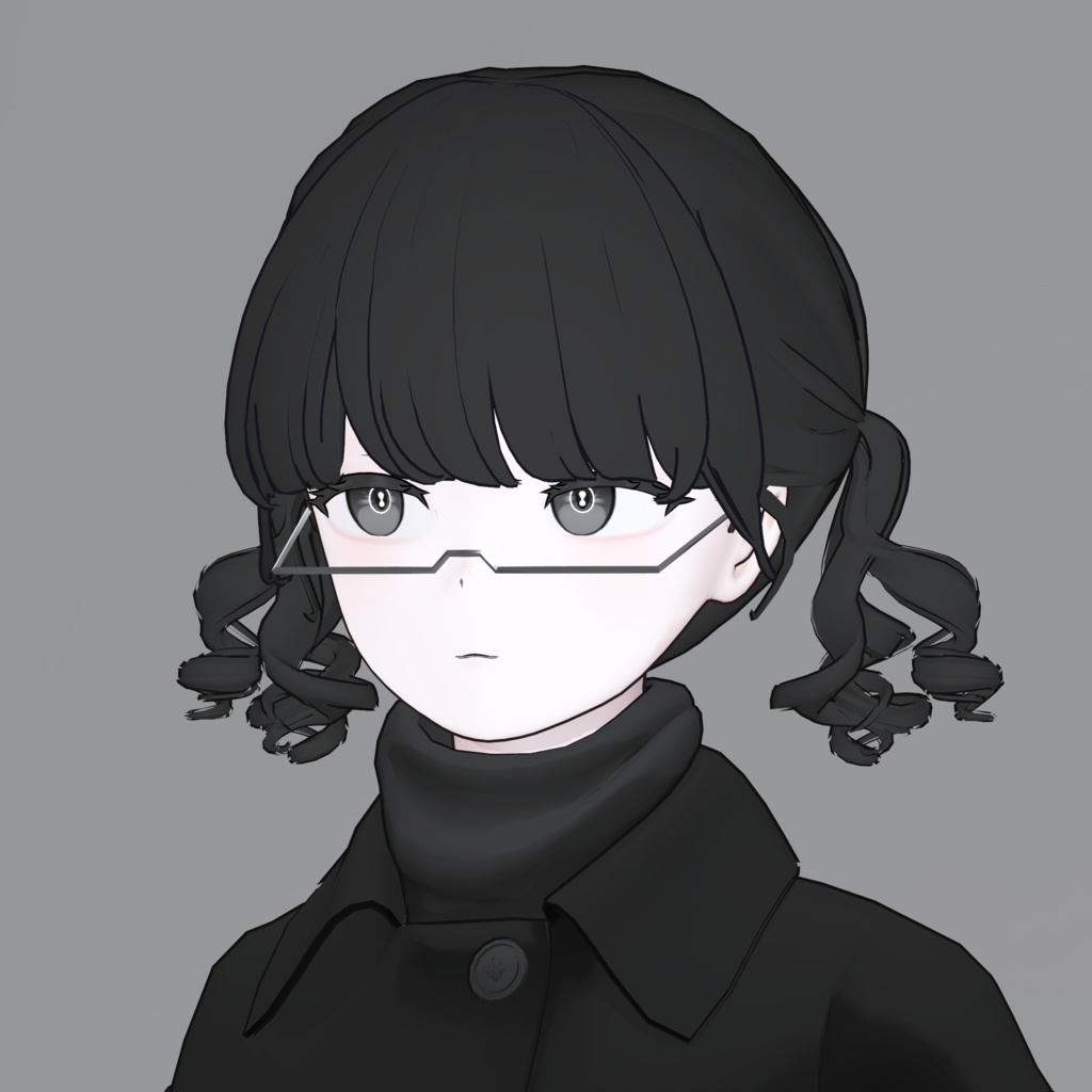 ワイヤーグラス フラット【VRChat対応】