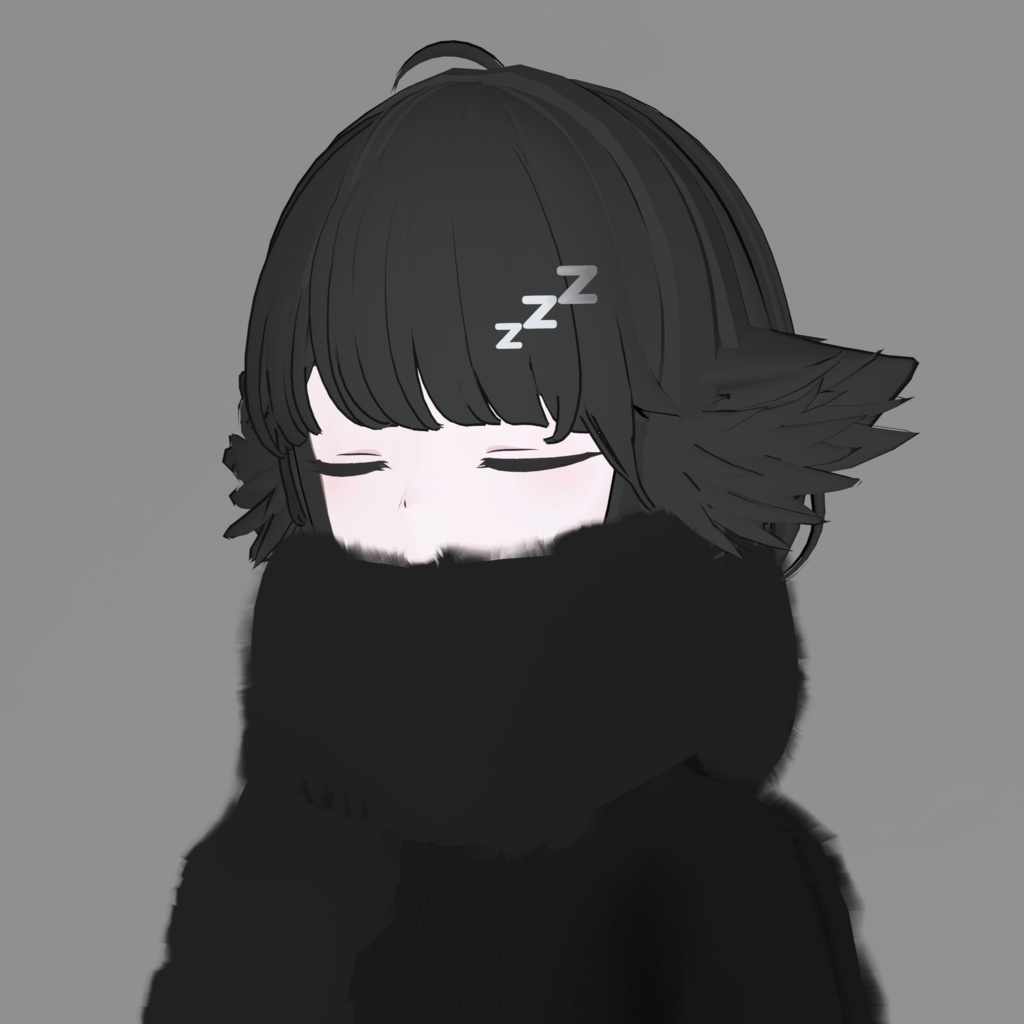 ねむねむピン【VRChat対応】